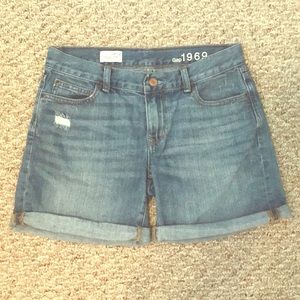 GAP boyfriend jean shorts